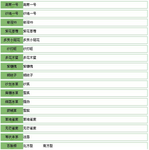 生态草种子系列